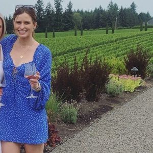 Blue kiss the sky corset long sleeved mini dress with yellow floral